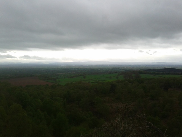 View from the highest point in Cheshire
