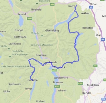 Lakeland 50 Route